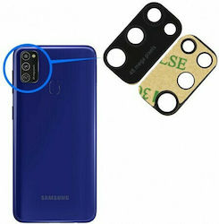 Camera Lens Glass Black for Galaxy M21