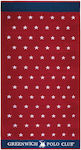 Greenwich Polo Club Beach Towel Red 170x90cm