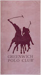Greenwich Polo Club Πετσέτα Θαλάσσης Ροζ 170x90εκ.
