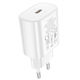 Hoco Charger Without Cable with USB-C Port 25W Power Delivery Whites (N22 Jetta)