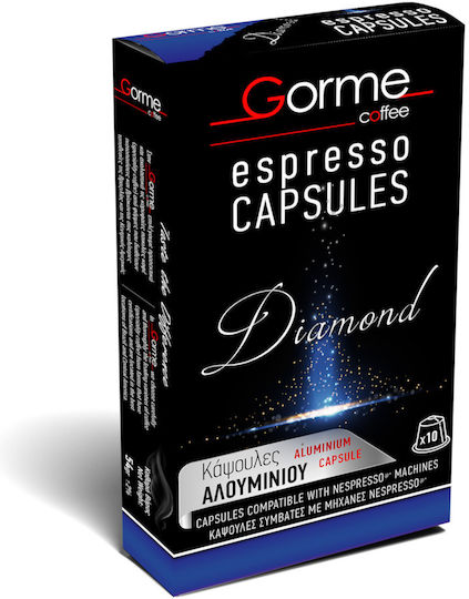 Gorme Coffee Капсули Еспресо Diamond 100% Арабика Специалитет Съвместими с машина E.S.E. Pod 10капси
