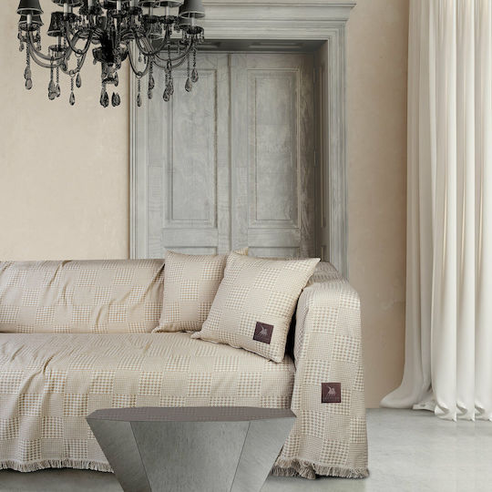 Greenwich Polo Club 2785 Ριχτάρι Τριθέσιου Καναπέ 180x300εκ. Εκρού / Μπεζ