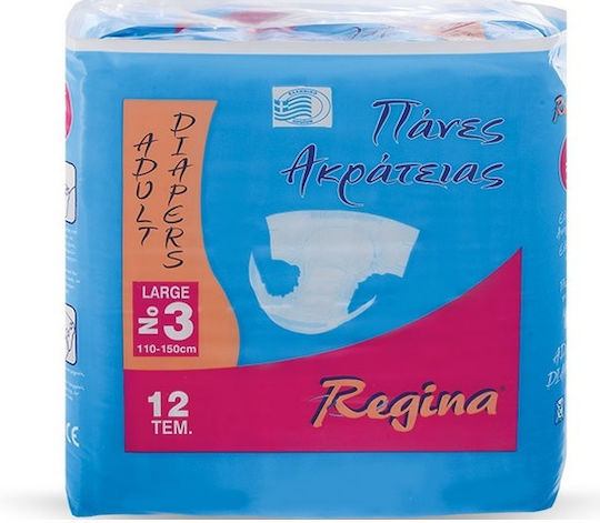 Regina Incontinence Diapers Large 12pcs