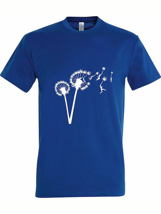 T-shirt Unisex " Dancing In The Wind ", Royal Blue