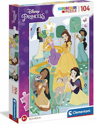 Kids Puzzle Disney Princess for 6++ Years 104pcs Clementoni