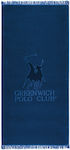 Greenwich Polo Club Πετσέτα Θαλάσσης Μπλε 190x90εκ.