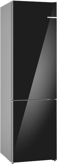 Bosch Ψυγειοκαταψύκτης 363lt Total NoFrost Υ203xΠ60xΒ66.5εκ. Μαύρος KGN39LBCF