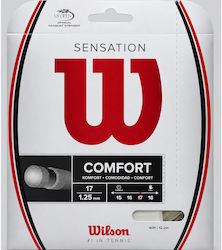 Wilson String Sensation Tennis Racket String Beige 17m, Φ1.25mm