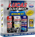 Lucas Oil Spray Glänzen / Wachsen / Reinigung für Körper , Bereifung und Kunststoffe im Innenbereich - Armaturenbrett Slick Mist Detailing Kit 10558