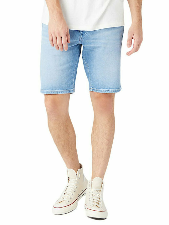 Wrangler Texas 843 Men's Shorts Jeans Light Blue