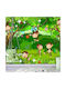 Polihome Peel & Stick Kids Wallpaper Monkey Tricks L245xH175cm