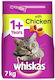 Whiskas 1+ Ξηρά Τροφή χωρίς Γλουτένη για Ενήλικες Γάτες με Ευαίσθητο Ουροποιητικό με Κοτόπουλο 7kg
