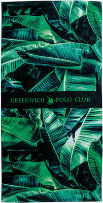 Greenwich Polo Club Prosop de Plajă Bumbac Turcoaz 170x80cm.