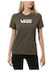 Vans Women's T-shirt Khaki