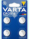 Varta Батерии Литий За часовници CR2016 3V 4бр