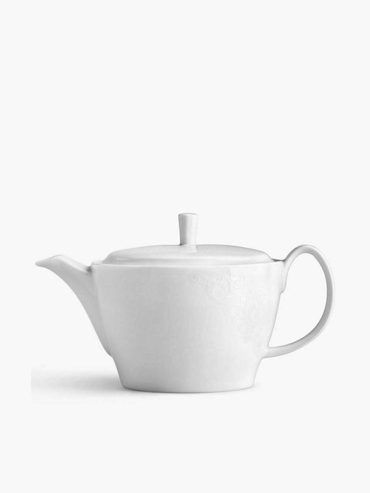 Ιωνία Romance Τσαγιέρα Πορσελάνης Λευκή 1200ml