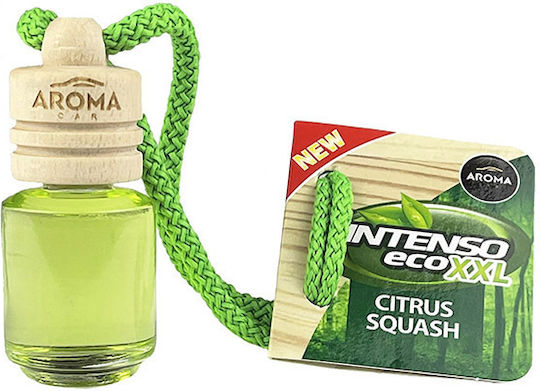 Aroma Car Pendant Car Air Freshener Liquid Intenso Eco XXL Citrus Squash 9ml