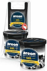 Areon Car Air Freshener Can Console/Dashboard Gel Black Crystal 80gr