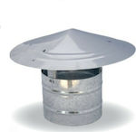 Biofan Chimney Crown Inox 130mm Silver