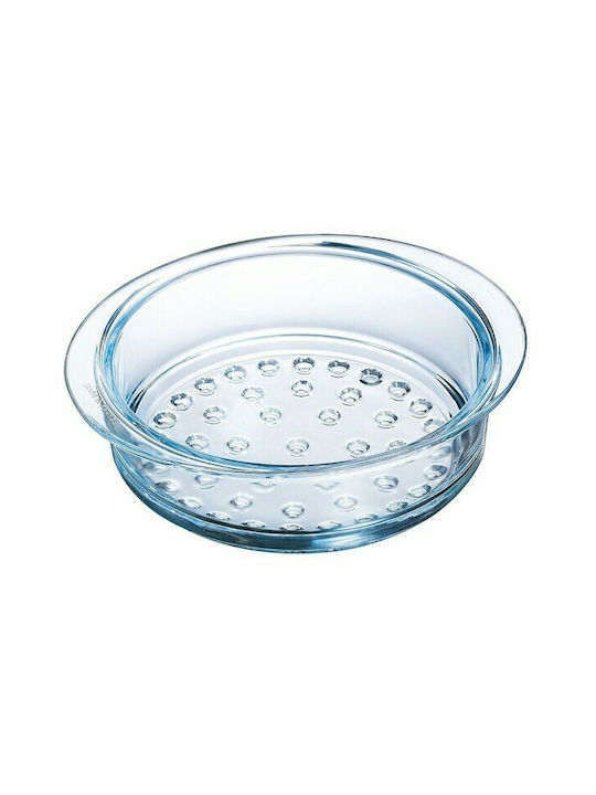 Pyrex Στρογγυλό Πυρίμαχο Σκεύος για Τάρτα Γυάλινο 20x20cm