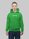 Enhypen zentriertes Sweatshirt mit Kapuze - KELLY GREEN