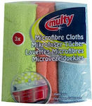 Multy Lavete de Curățare cu Microfibre Utilizare generală Colorate 35x35buc 3buc