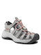 Keen Astoria West Leder Damen Flache Sandalen Sportlich Grey/Coral