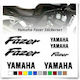 Αυτοκόλλητα Σετ Yamaha Fazer Μαύρο