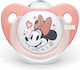 Nuk Orthodontic Pacifier Silicone Minnie Pink with Case for 0-6 months 1pcs