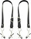 Dream Love OhMama Fetish! Leg Bondage Strap Clit Clamps Σφιγκτήρες Θηλών Black