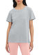Damen T-Shirt Gray