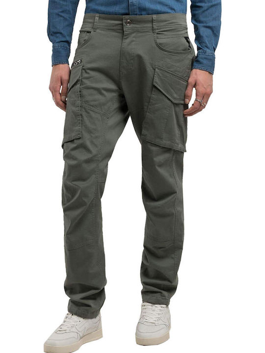 Trousers Cargo Elastic in Regular Fit Gray