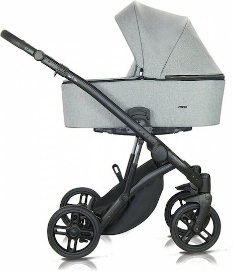 Milu Kids Atteso Adjustable 2 in 1 Baby Stroller Suitable for Newborn Gray 10.7kg