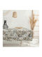 Das Home Tablecloth 0618 Grey / Olive green 140x180cm