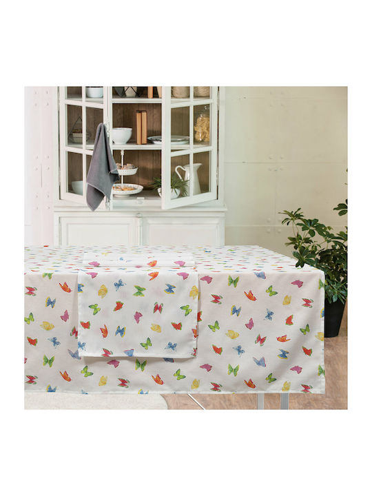 Das Home Ράνερ 0620 Εκρού / Κόκκινο / Μπλε 45x140εκ.