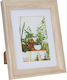 JK Home Decoration 18x23cm Bilderrahmen Hölzernes mit Beige Rahmen