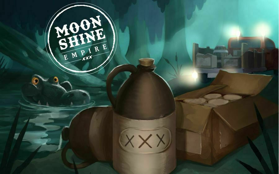 Barrel Aged Games Επιτραπέζιο Παιχνίδι Moonshine Empire για 14 Παίκτες