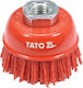 Yato YT-47785 Βούρτσα Νάιλον Καμπάνα για Γωνιακό Τροχό 65mm με Σπείρωμα Μ14