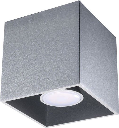 Sollux Quad Monos Spot cu Soclu GU10 în Culoare Gri