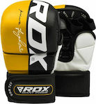 RDX T6 Γάντια ΜΜΑ Δερμάτινα Κίτρινα
