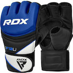 RDX F12 MMA Handschuhe Leder Blau