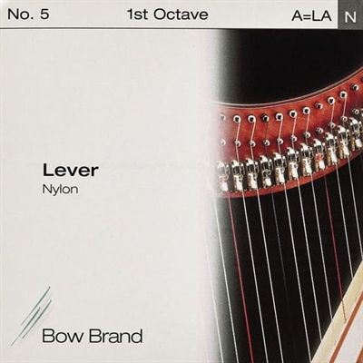 Bow Brand Single Nylon String for Harp Lever 1st A (La) No.5