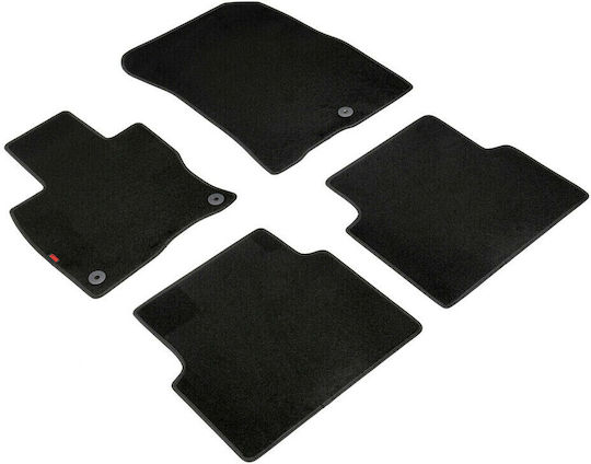 Lampa Set of Front and Rear Mats 4pcs for Ford Kuga 2019+ Black