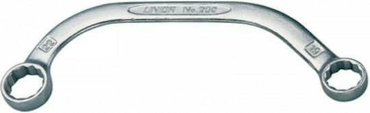 Unior No200 Doppelter Polygon-Schlüssel Gebogen Größe 15x17mm