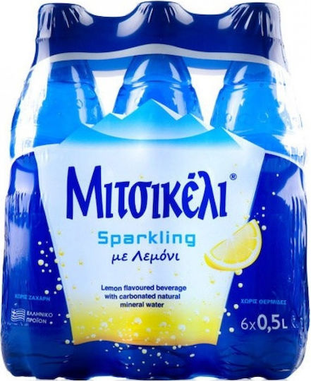 Vikos Kohlensäurehaltig Wasser Mitsikeli mit Zitrone Geschmack 6x0.5Es