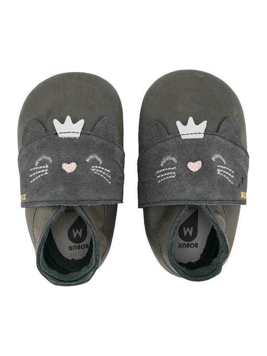 Bobux Baby Slippers Gray