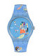 Swatch Blue Sky By Vassily Kandinsky Ανδρικό Ρολόι 41mm Μπαταρίας με Μπλε Καουτσούκ Λουράκι