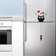 Decorative Wall Sticker Cat & Fish 1 Piece Ango