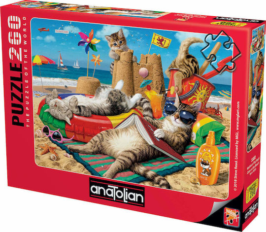 Παιδικό Puzzle Γάτες στην Παραλία 260pcs Anatolian