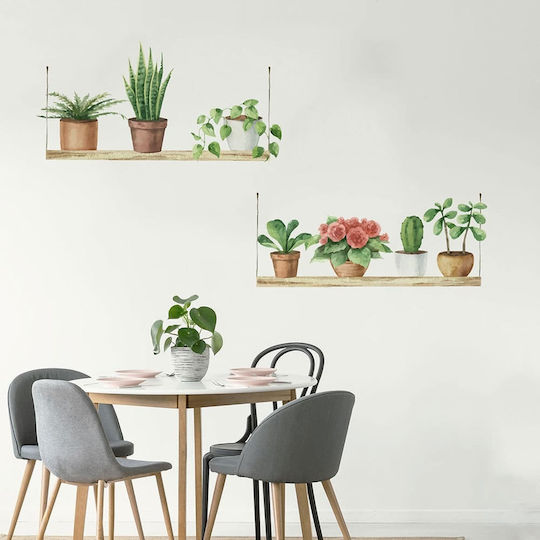 Декоративно Стикер Стена Watercolour Shelves Винил 1бр Ango